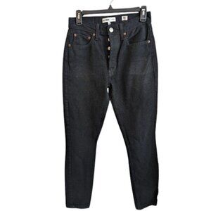 RE DONE Originals Ankle Crop Button Fly Jeans NWOT